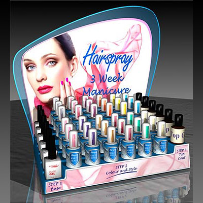 Permanent display unit by Interprint