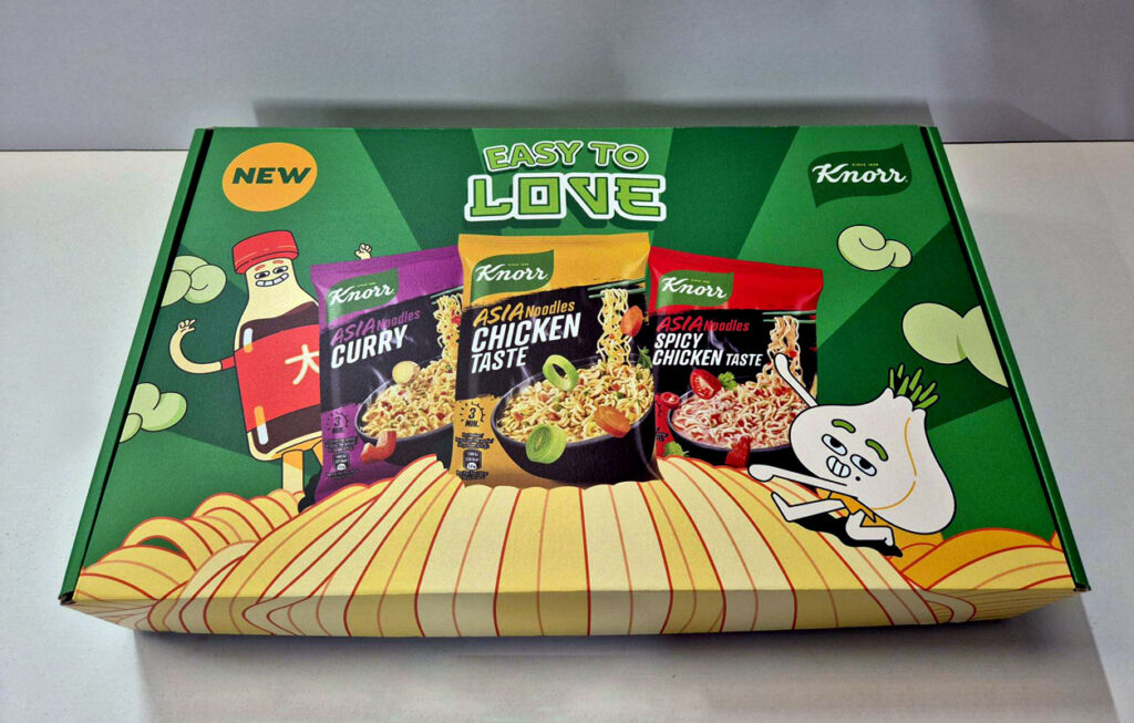 Knorr Noodles box closed