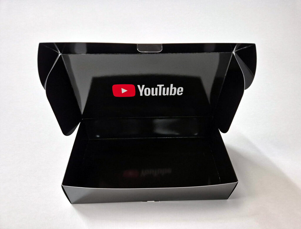 YouTube box open
