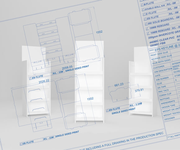 Product prototype and concept drawing