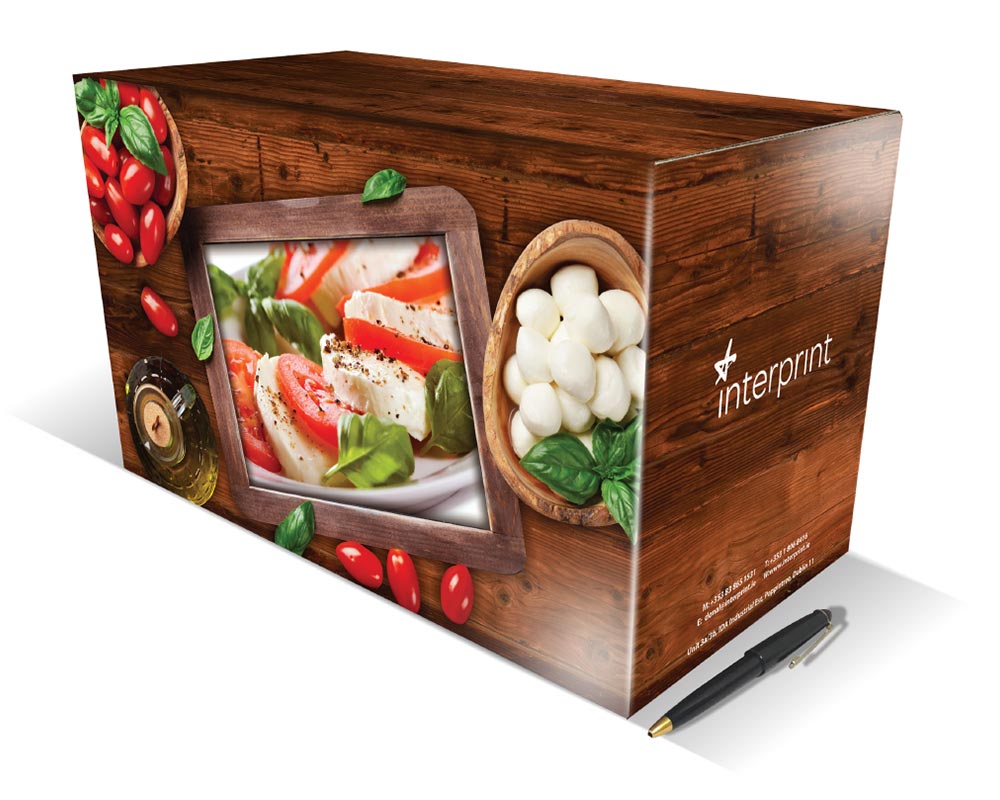Packaging with food imagery
